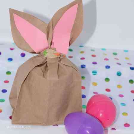 How to Make Easter Bunny Bags a fun Easter crafts for kids or adults.
