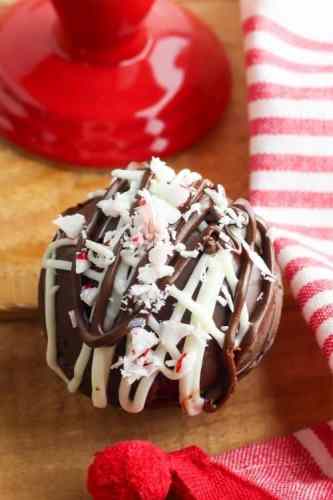 mix it up with peppermint candy toppings!