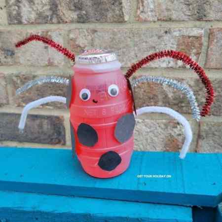 summer insect ladybug craft for kids.