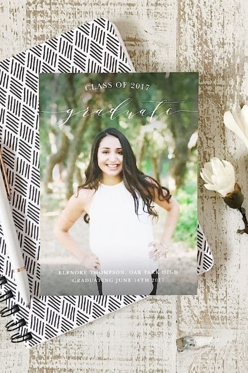 graduate invitations example.