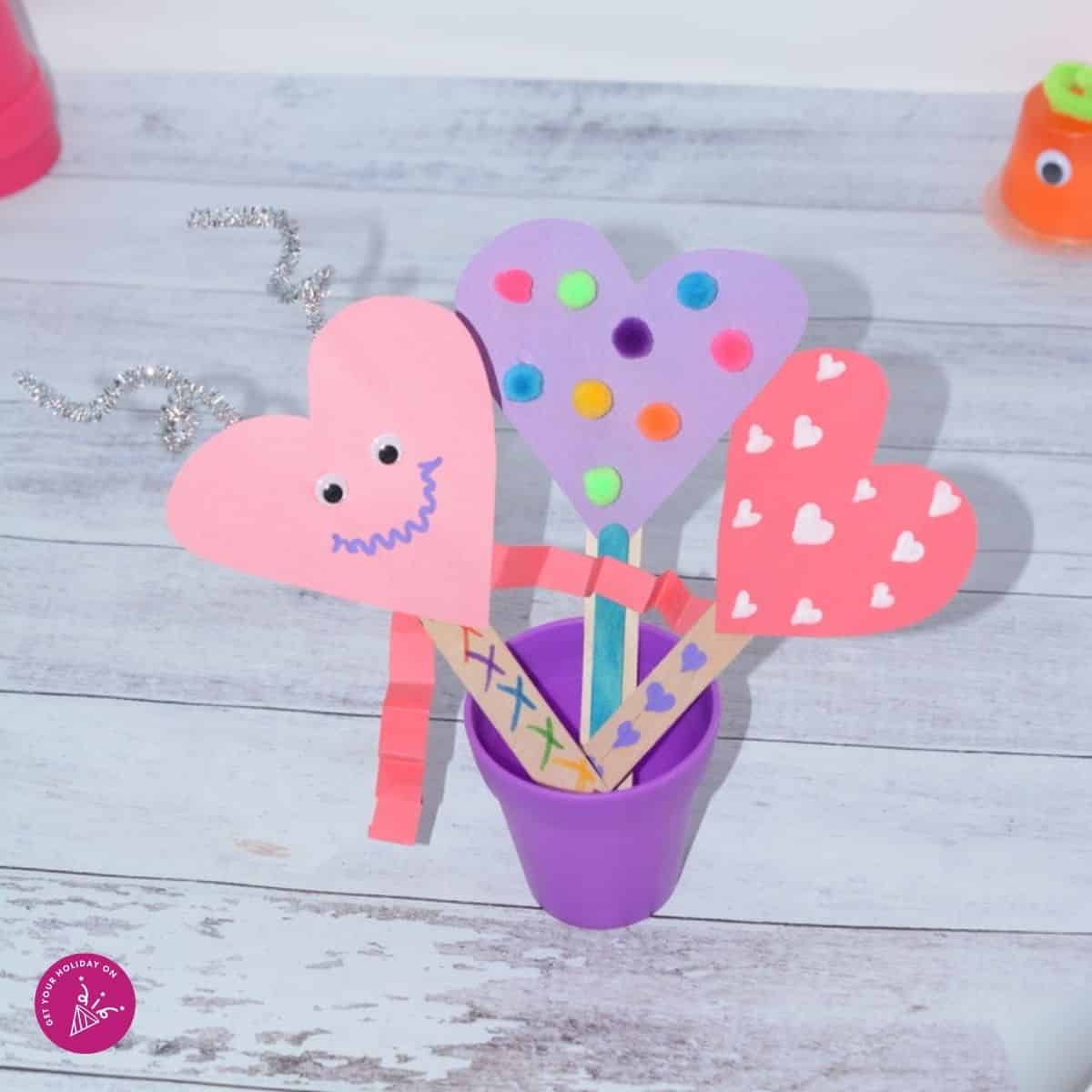 Turn it into a whole bouquet of fun by adding a small flower pot to the mix. It takes flowers to a whole new level of kid fun!