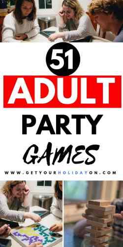 Party games for adult birthday parties!