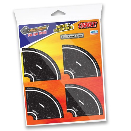 If you want to keep the fun going and want to add in the curves check out Play Tape 2 found here so your child can add curves to the Black Road Car Tape. This tape is also removable and safe for your child. This will encourage staying of the iPads and tablets. Perfect for those HotWheel and Matchbox cars.