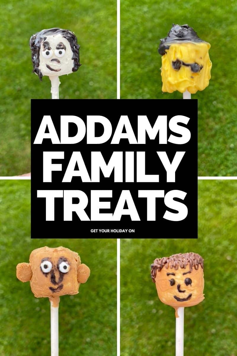 Adams family costumes treats Addams family diy treats