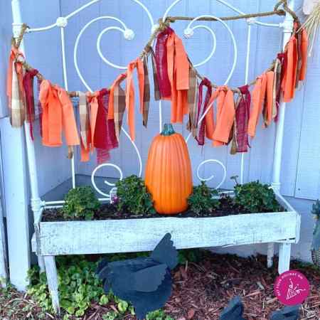 how to make autumn garland.