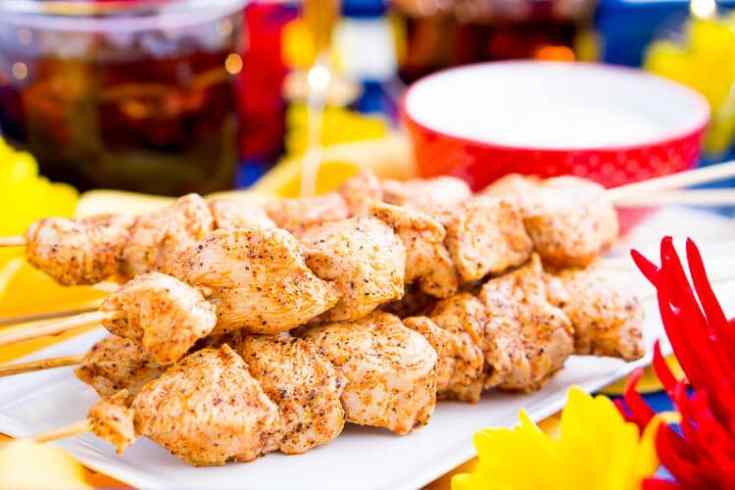 Image for Baked Cajun Chicken Skewers