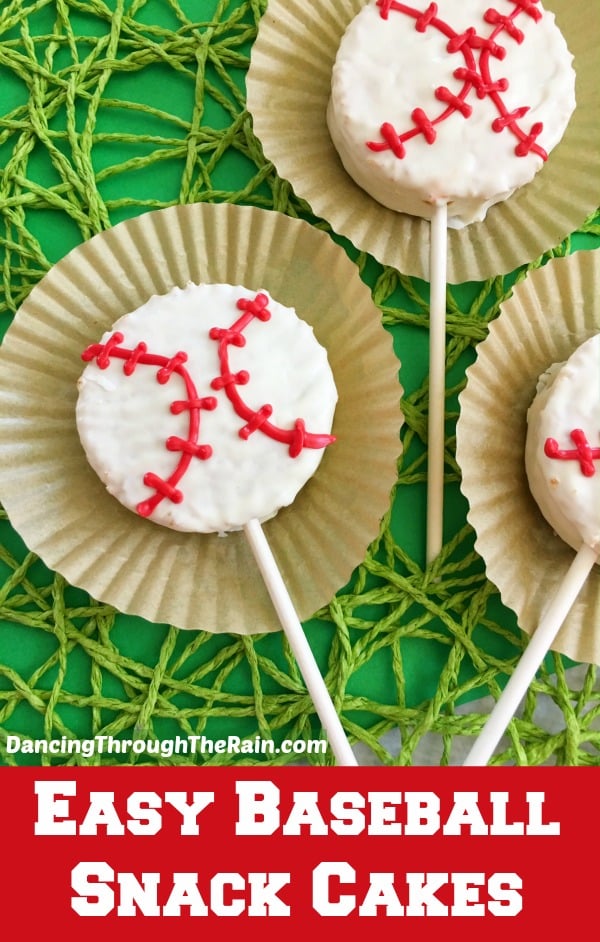 Image for Baseball Snack Cakes On A Stick