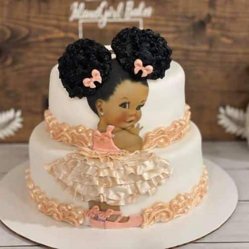 baby girl cake