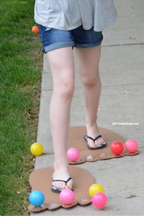 Bigfoot game and activities for outside or camping.