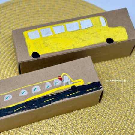school bus craft idea