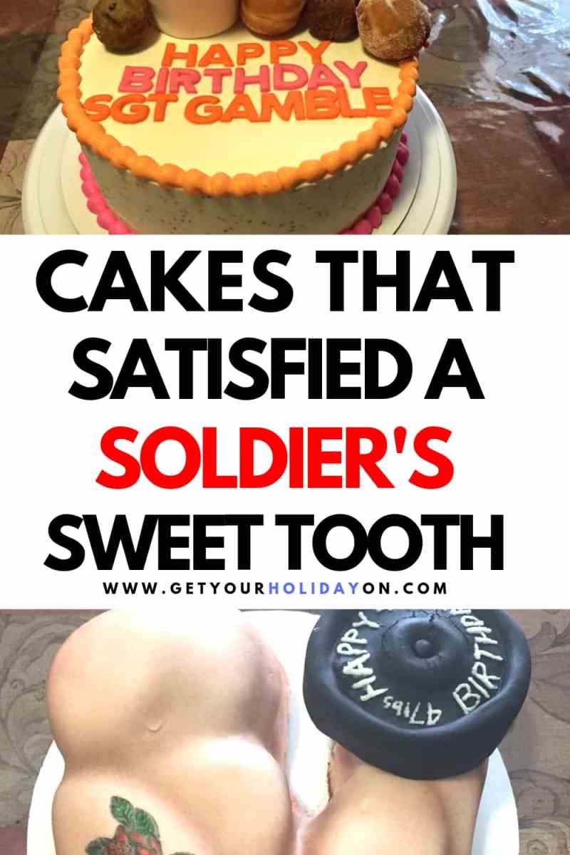 Find several cakes that satisfied a soldier's sweet tooth! Simple army cakes, military themed cakes, patriotic cakes, and more! #army #navy #marines #airforce #coastguard
