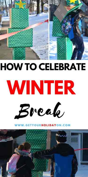 Get your holiday on by celebrating Winter Break in style! #motherhood #parenting #mom #kids