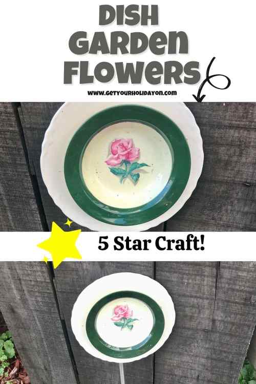 How to make garden flowers out of old dishes. How to make garden flowers out of old dishes.