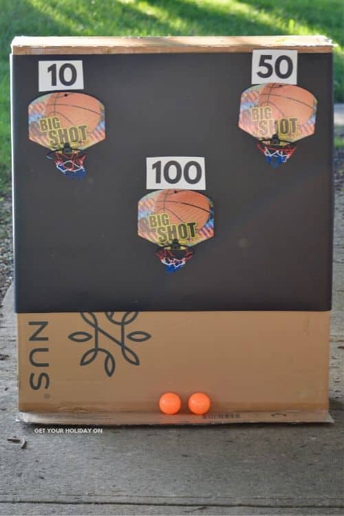 DIY Basketball Game for Kids! Get a free printable!