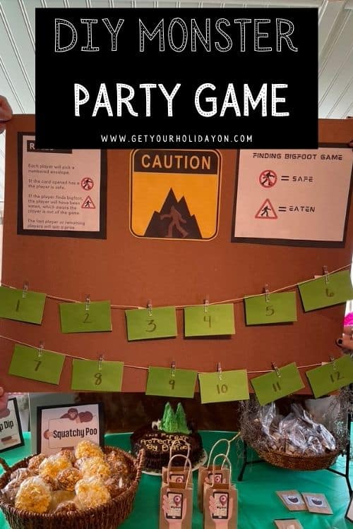 DIY MONSTER PARTY GAME Stay safe or get eaten alive with this DIY monster party game.