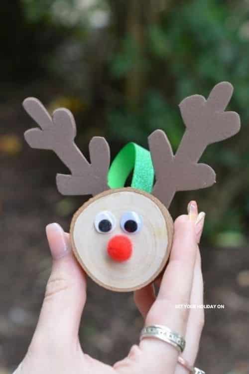 rudolph ornaments diy DIY ornaments for Christmas