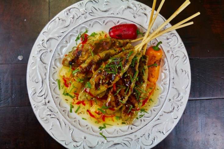Image for Pineapple Chicken Satay Appetizer Recipe