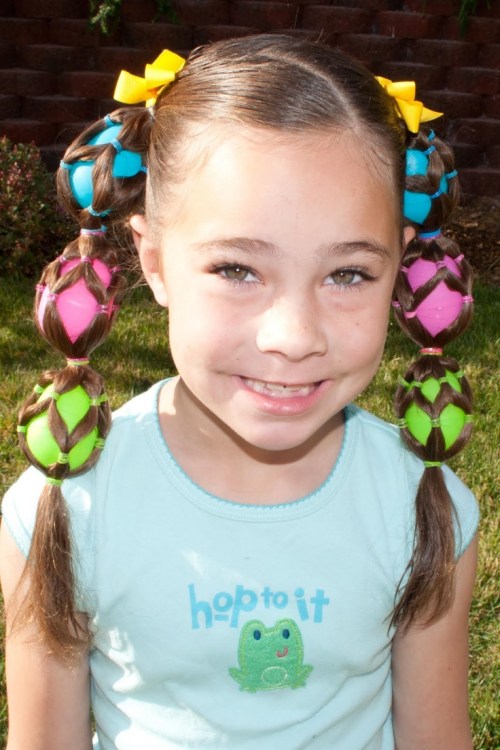 Now That's some crazy Easter egg hair