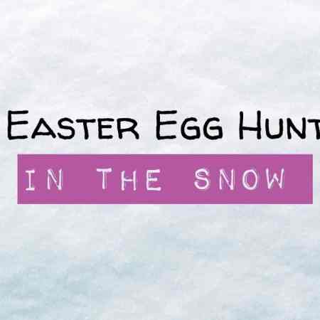 A hilarious challenge for children or grownups is an Easter egg hunt in the snow! Spread the white (blank) Easter eggs out and get to hunting! #easter #easterspring #easteregghunt #easterideas