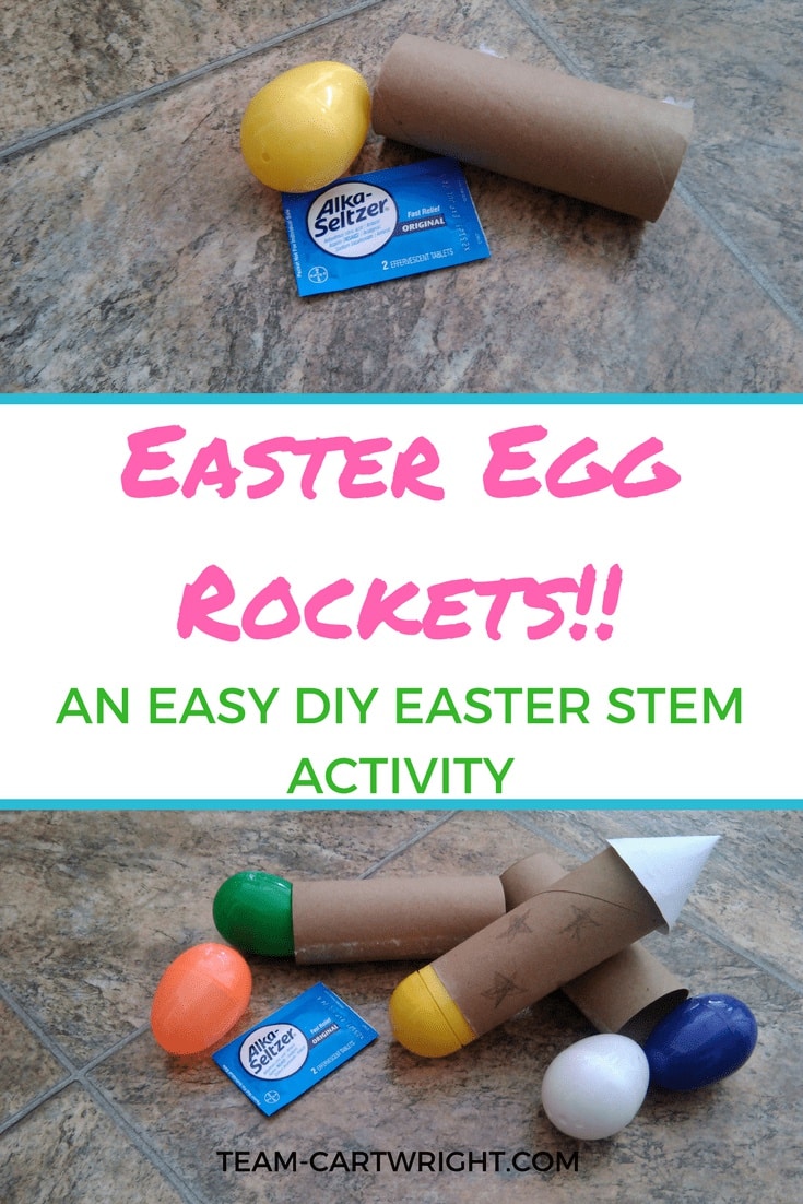 Image for How To Make an Easy and Fun Easter Egg Rocket