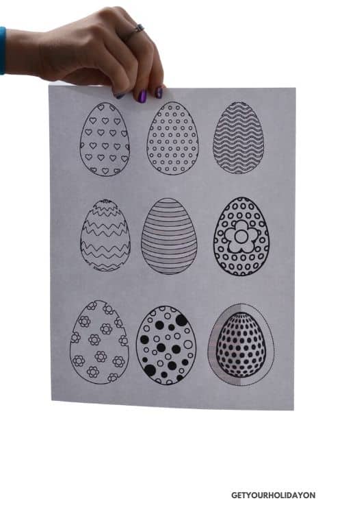Easy easter printable for the classroom or for home school.
