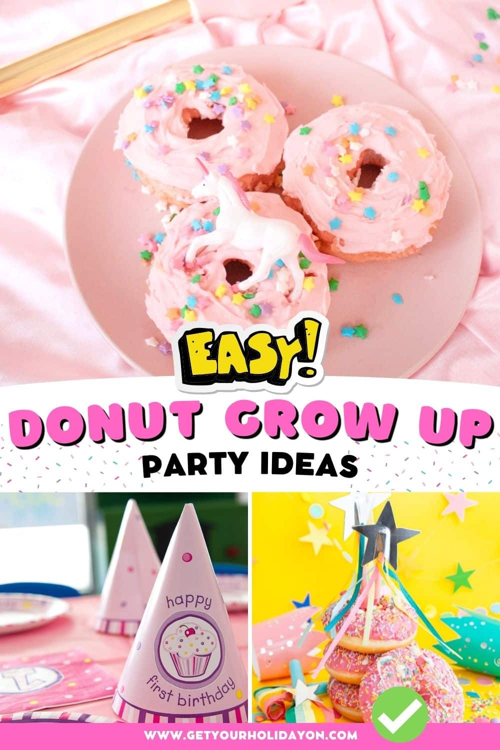 donut grow up party easy donut grow up party ideas