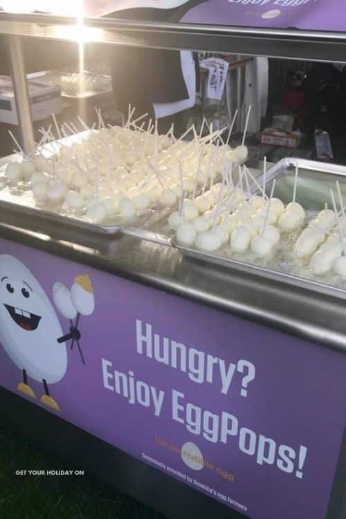 Inspired food from EggPops from the White House.