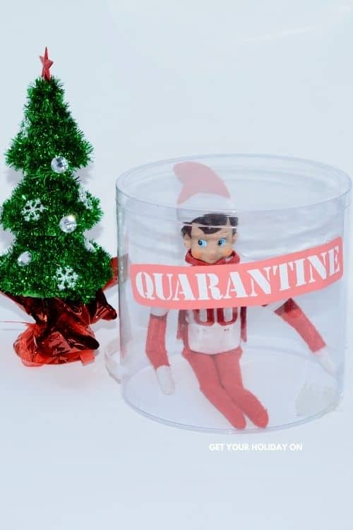 Elf on the Shelf tradition and making creative moves for the elf.