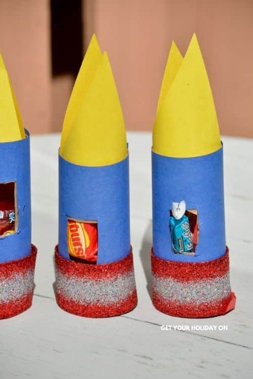 Fill the Firework craft with treats and goodies.