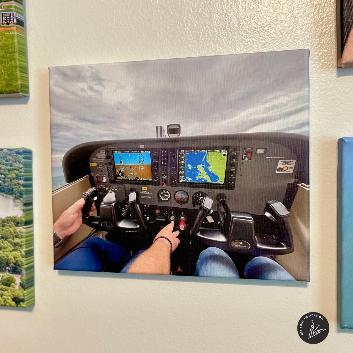 KSU date night in an airplane