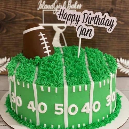 football cake design
