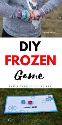 A fun Frozen game to play with kids! #disney #momlife #parenthood #crafts