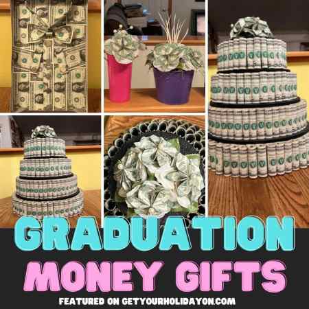 money cakes for graduation that will make your high school graduation party the talk of the town. #graduation #moneycake #graduationmoneycake
