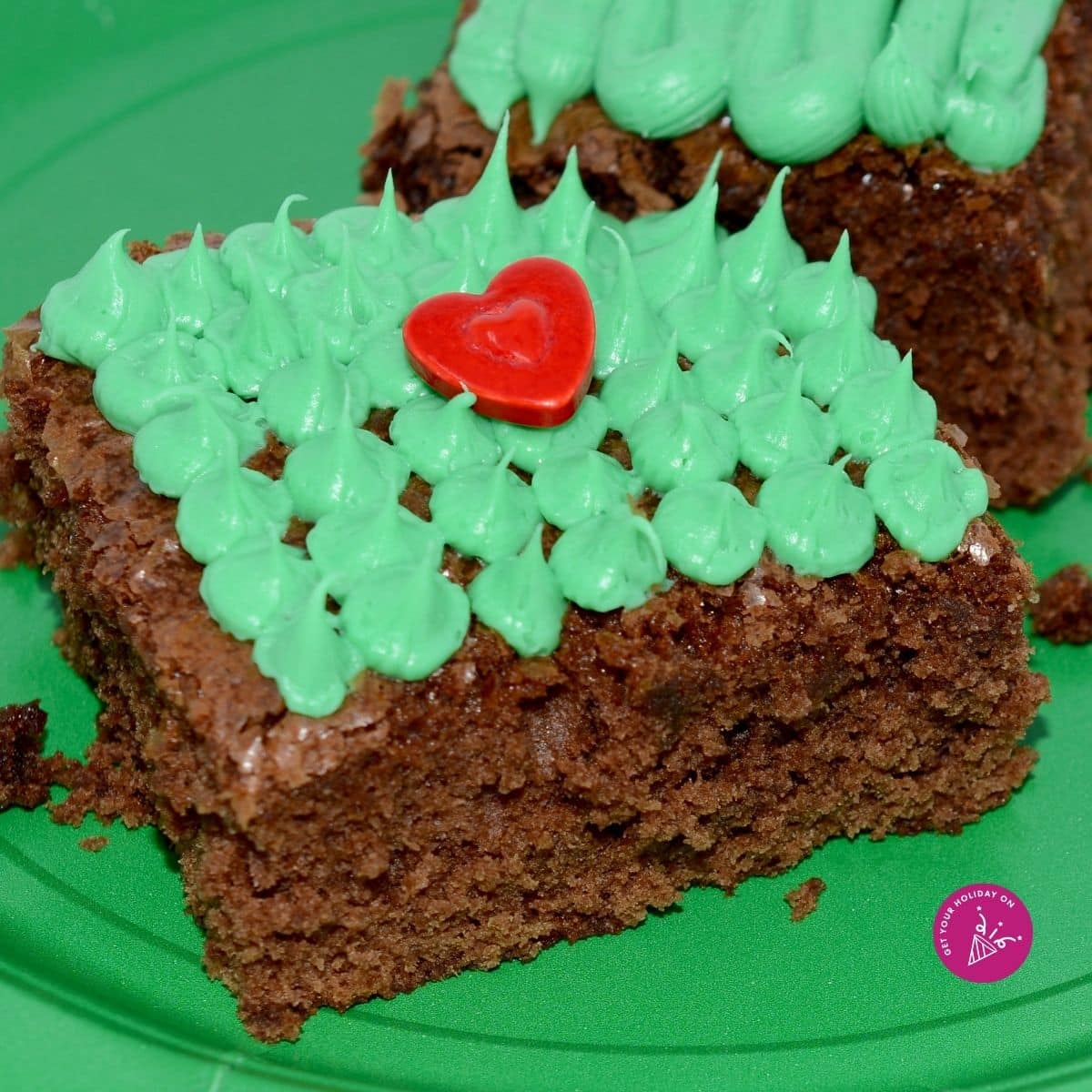 grinch brownies recipe What goes on the brownie to make it look like a grinch brownie.