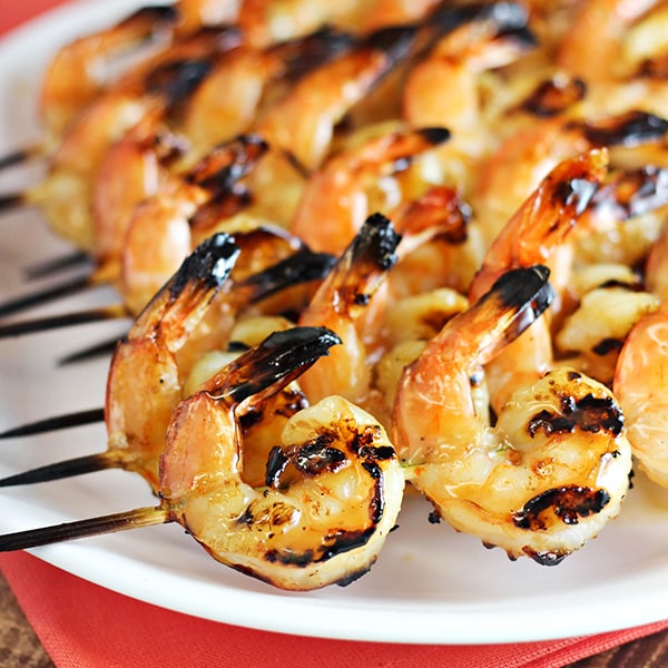 Image for Coconut-Rum Grilled Shrimp Recipe