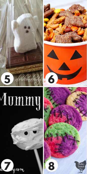 Spooky Favors! This would work perfectly for a Halloween party, a goodie to hand out to the students, or a treat for your teacher! #treats #school #fall #food