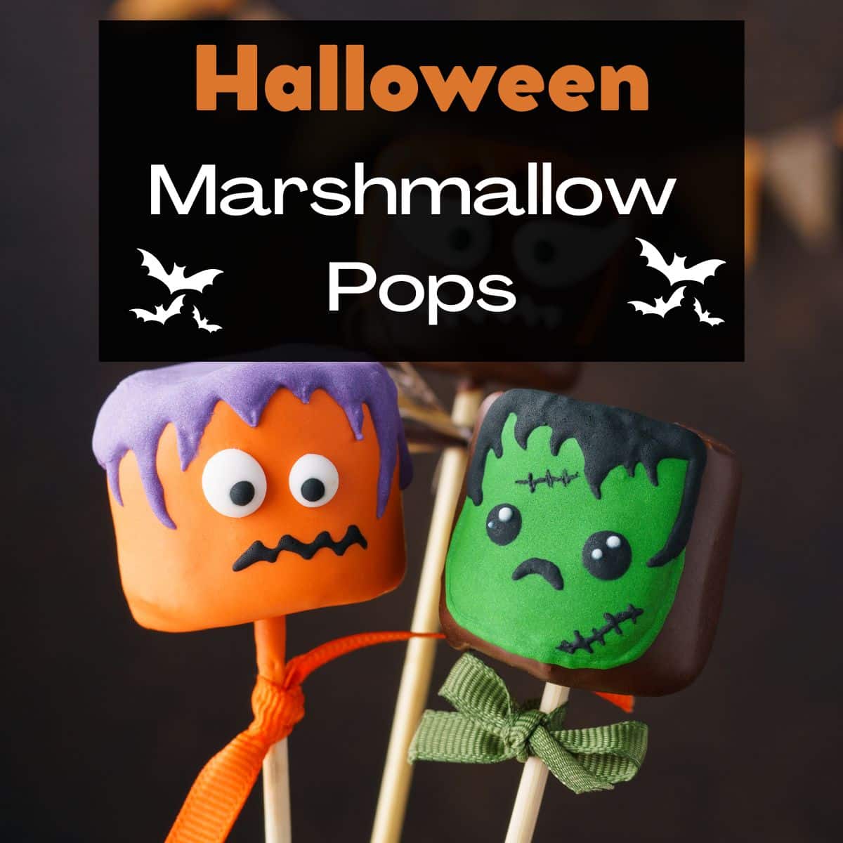 Roundup of Halloween Marshmallow Pops with creative ideas and inspiration.