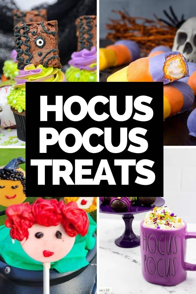 Hocus Pocus Treats Hocus Pocus treats based on the Disney 1993 film and Hocus Pocus 2.