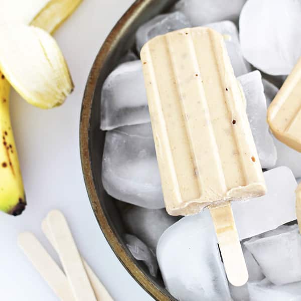 Image for Peanut Butter and Banana Yogurt Pops Recipe
