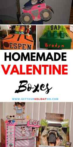 Homemade Vday Boxes for kids to make for school. #momlife #valentinesday #diys #vdaybox