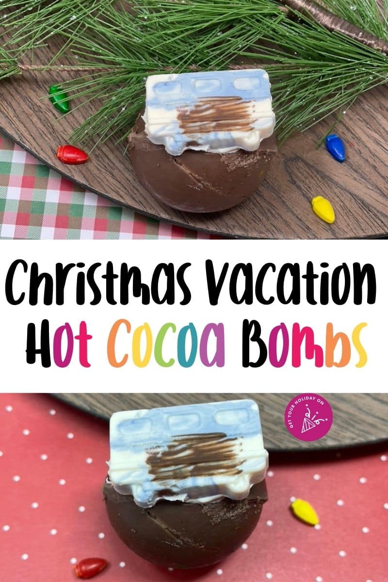 Christmas vacation party ideas Christmas vacation hot cocoa bombs