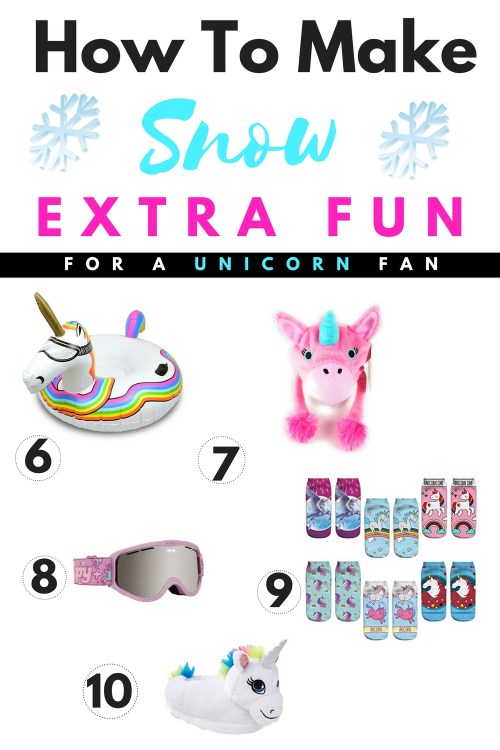 How To Make Snow Extra Fun For A Unicorn Fan #Unicorn #snow #Christmas #gift