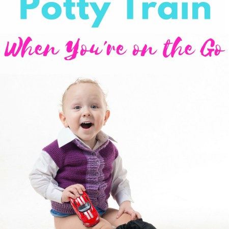 I am a mom of three kids and my husband was active duty military, we dealt with a lot of traveling and being on the go when our kids were really young. I am here to share my experiences and tips and tricks with you to help you through potty training your little one on the go.