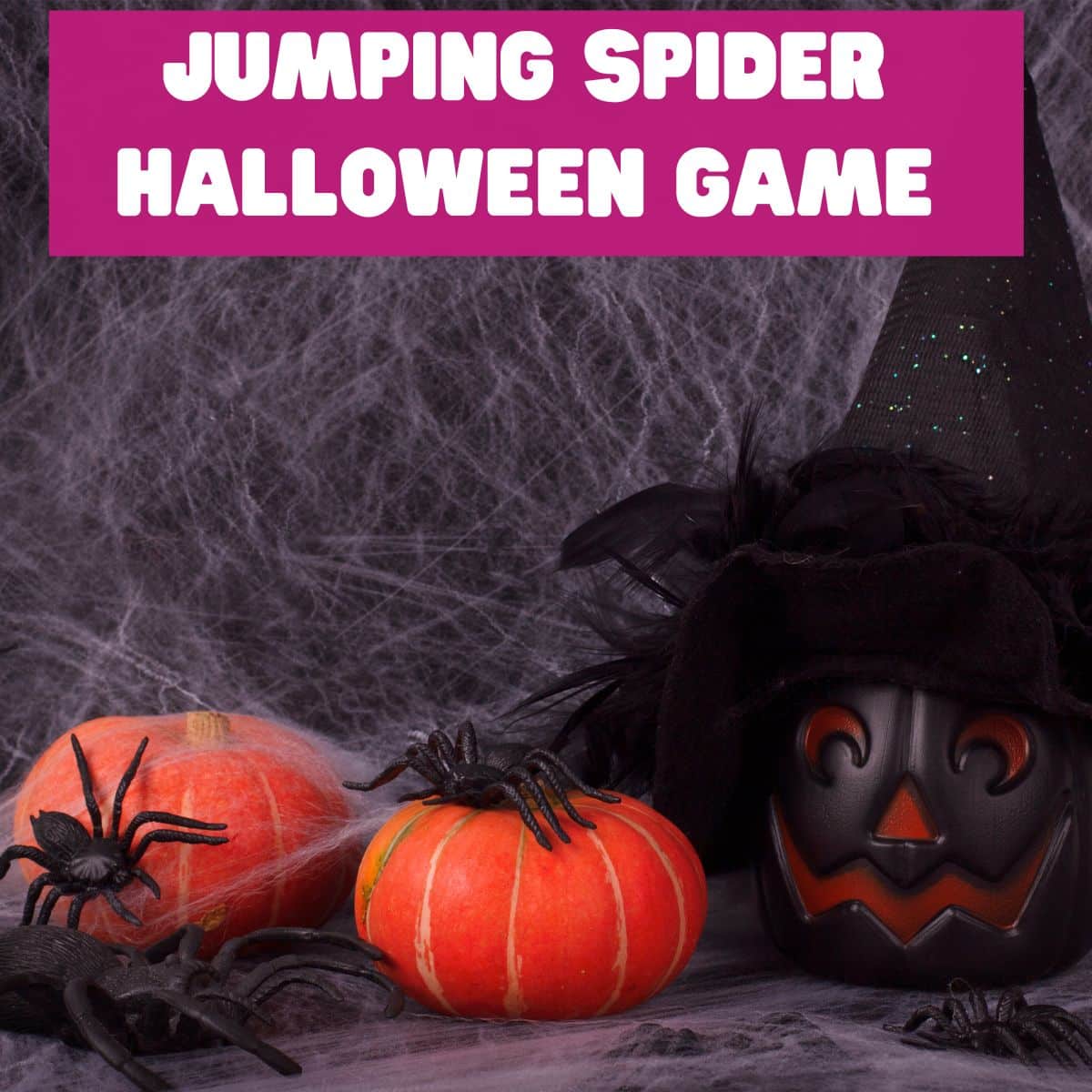 Halloween Games Those of you who love Spiderman and are fascinated by jumping spiders might enjoy this creepy crawlers game.
