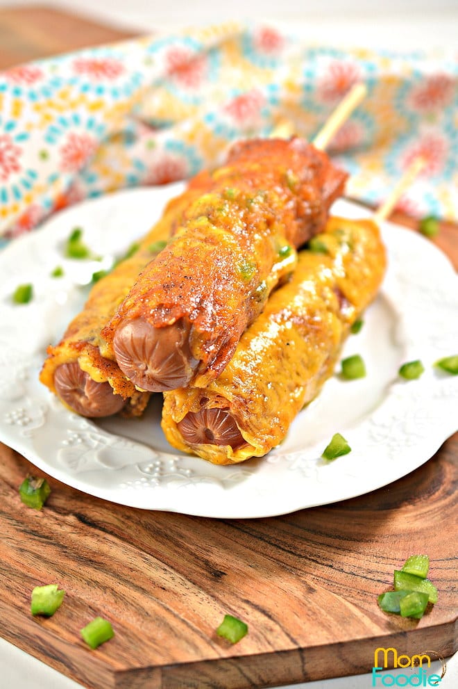 Image for Keto Jalapeno Popper Hot Dogs on-a-stick
