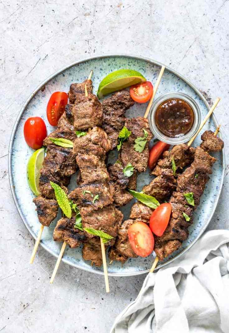 Image for Grilled Lamb Kabobs Recipe