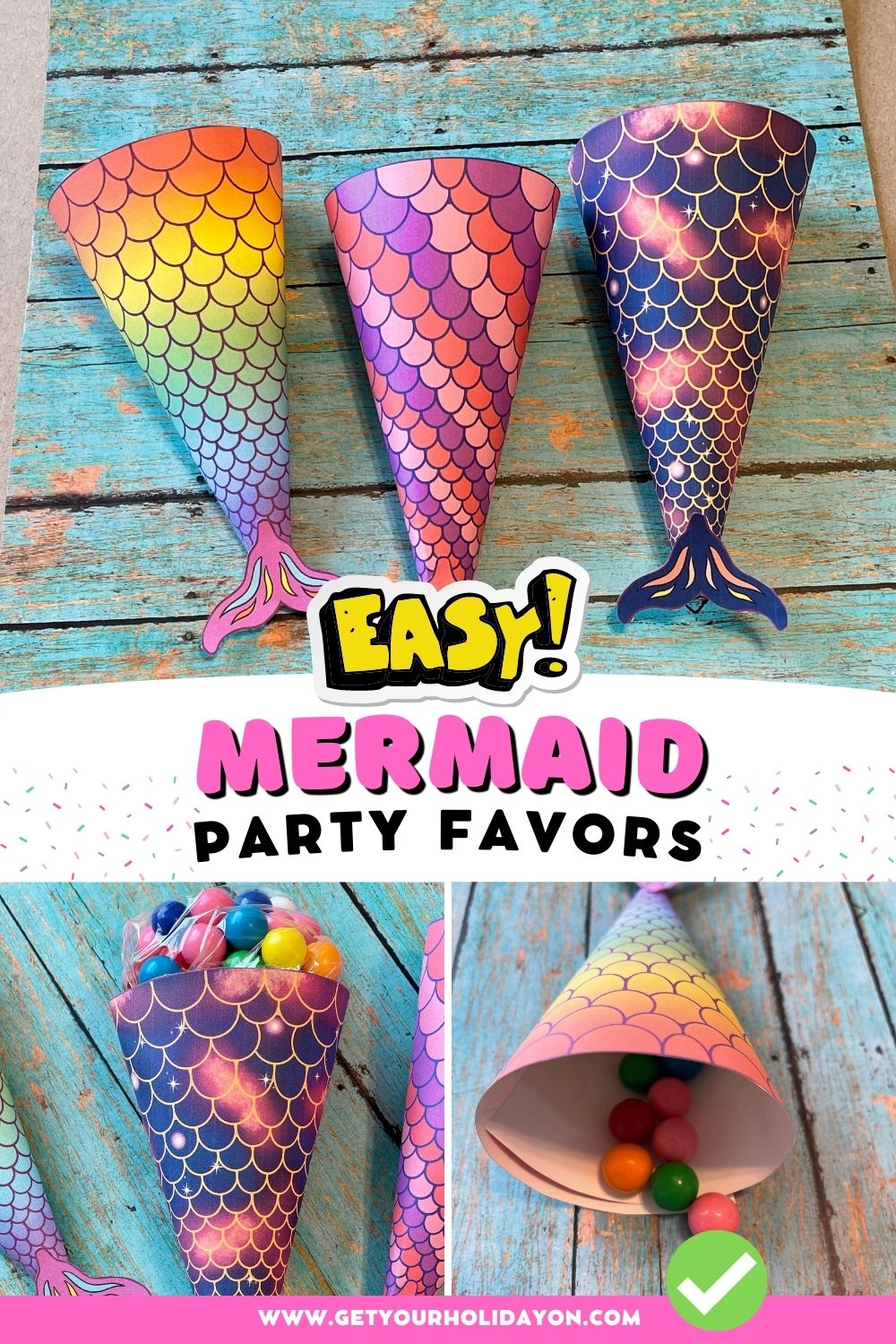 Mermaid party favors Easy mermaid party favors