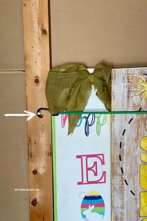 the best storage hacks Nail two nails across from each other.