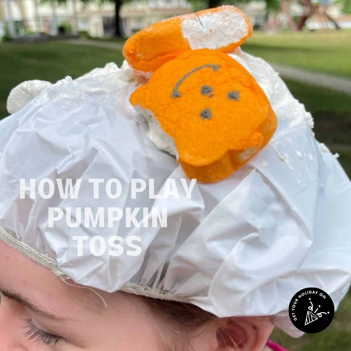 pumpkin ring toss Pumpkin toss #halloweengames #gameideas #gamesforkids
