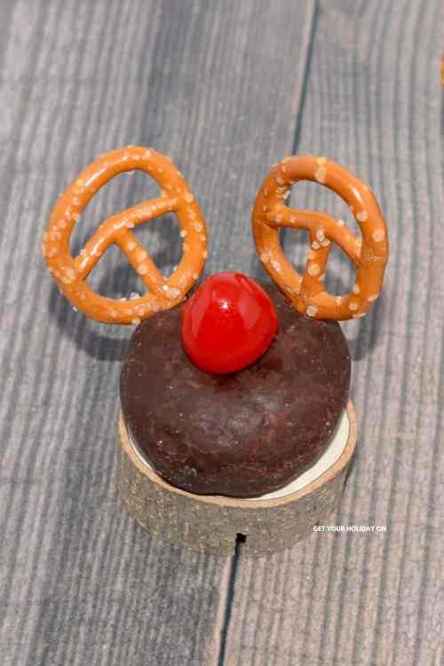 santa donut The best Santa donut is this Rudolph donut from get your holiday on.